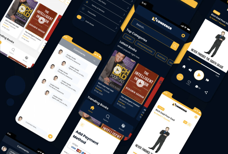 Audio E-Book Mobile App